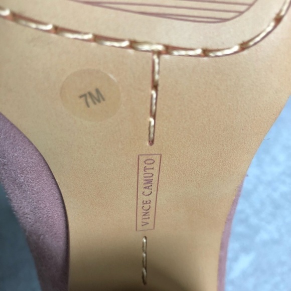 Vince Camuto Nahara Sandals Dry Rose Pink 7 - Picture 12 of 13